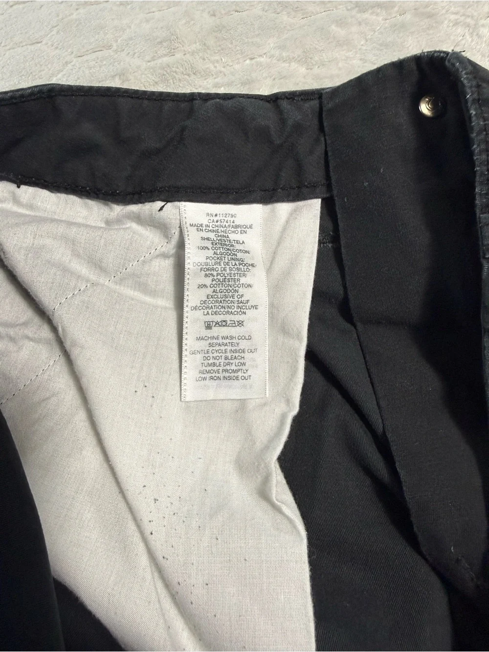 True Religion Cargo Shorts Size 34 Black Utility Y2K Streetwear